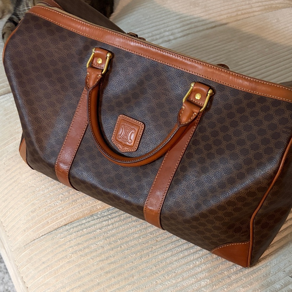 Celine Macadam Leather Duffle Excellent condition